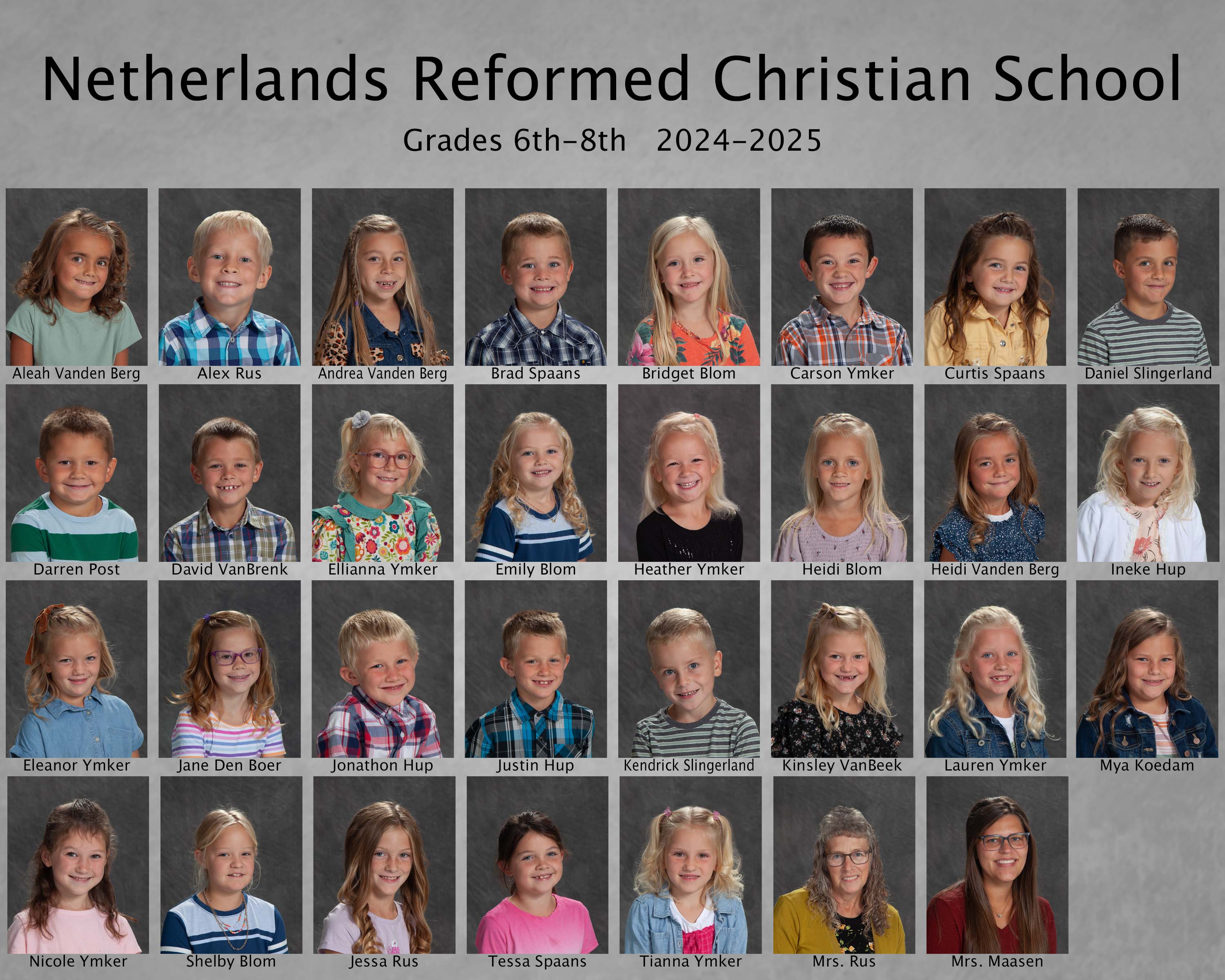 8x10 Class Composite sample